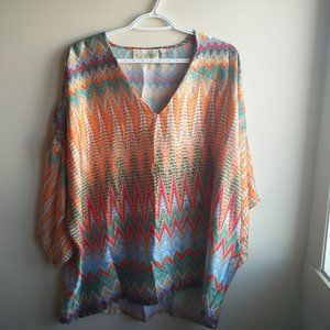 Wanderlujo top/Cover up